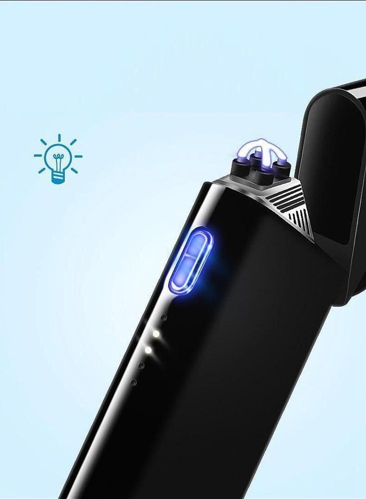 2023 Double Arc Pulse USB Electronic Lighter,eco-friendly arc lighter