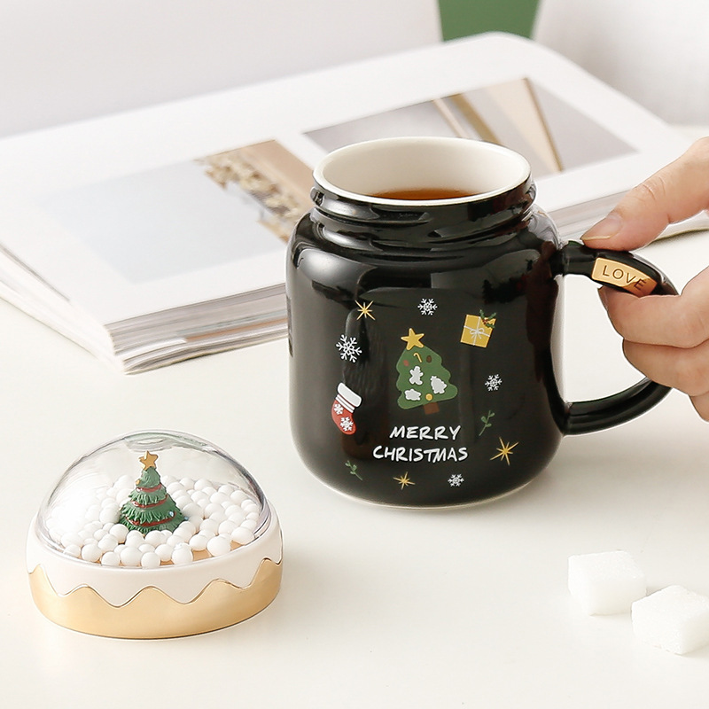 Creative Christmas Tree Gift Hot Sale Coffee Tea Mug Cups Tea Cup