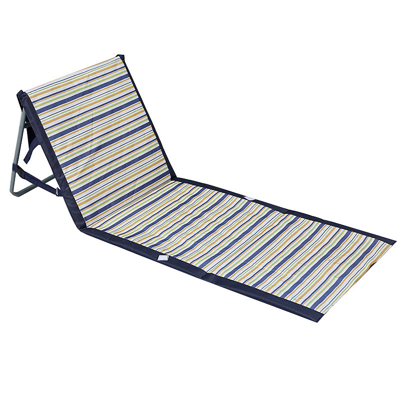 2022 Portable Folding Beach Chairs Waterproof Camping Outdoor Beach Mat Backrest Deck Chair