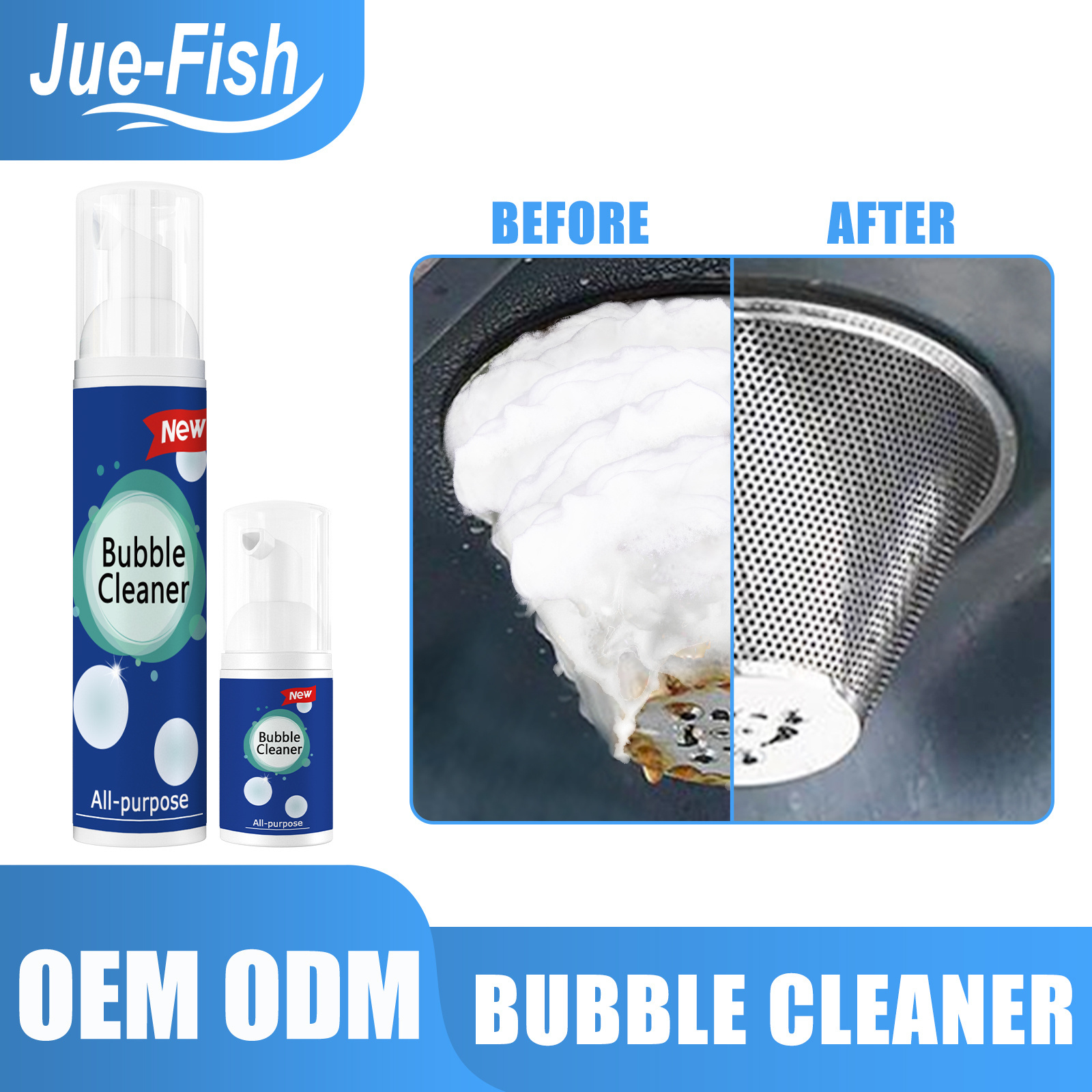 Factory price Kitchen Grease Cleaner Remove All-purpose bubble cleaner spray household