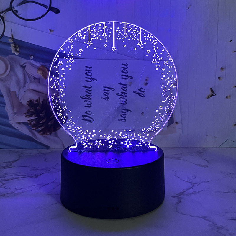 High brightness  illuminated erasable neon led message writing board night light message board  portable led message board