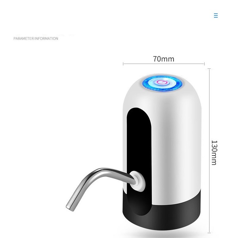 Automatic water dispenser Barrel water bottle electric pump usb charging mini hand press drinking pump