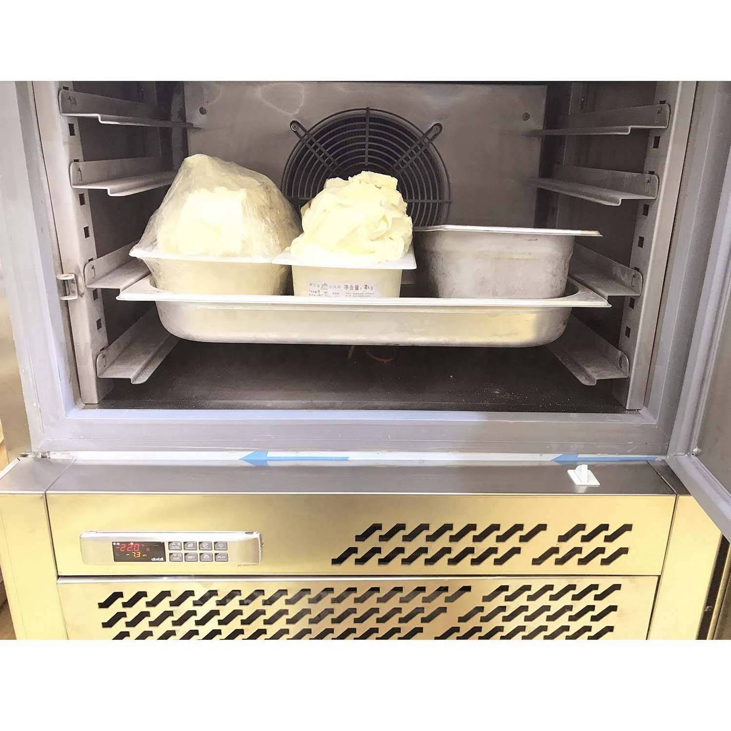 CE 10 Years Lifetime 5 Pans Gelato Ice Cream Blast Chiller Freezer