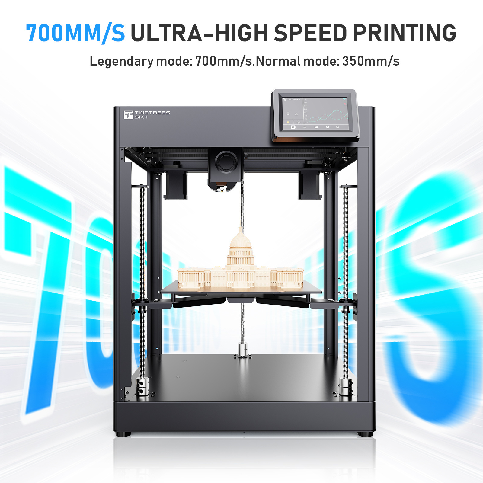 OEM TWOTREES Klipper Technology 3d Printer Kit High Precision Portable impresora imprimante 3d drucker printing machine