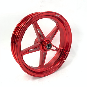 Twpo Five Star model 10 "individual front wheel hub aluminum alloy wheel rims Use an electric motorcycle