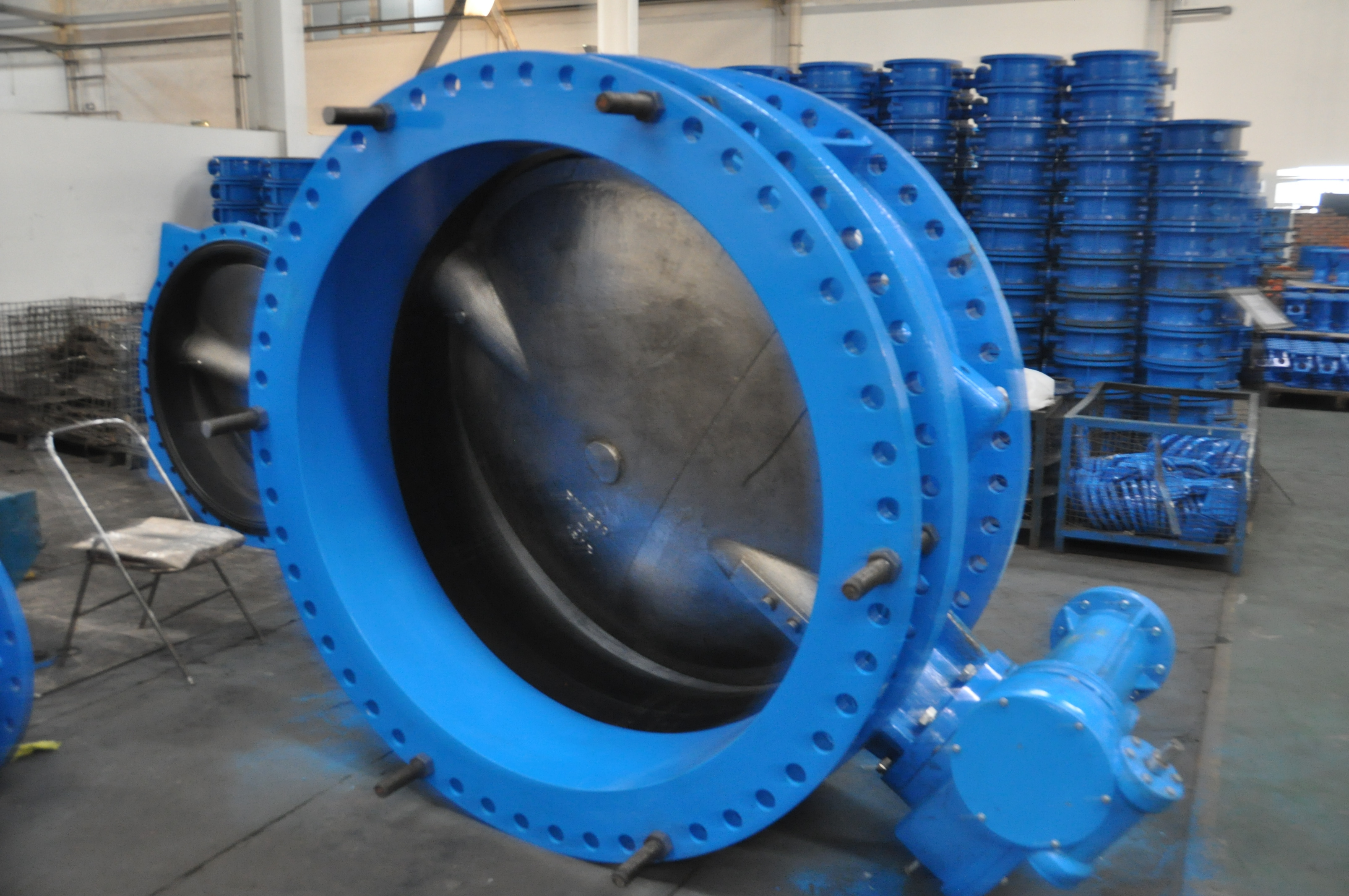 Flange butterfly valve Double flange concentric Butterfly valve concentric valve  PN10 PN16 Size from DN50 To DN2600