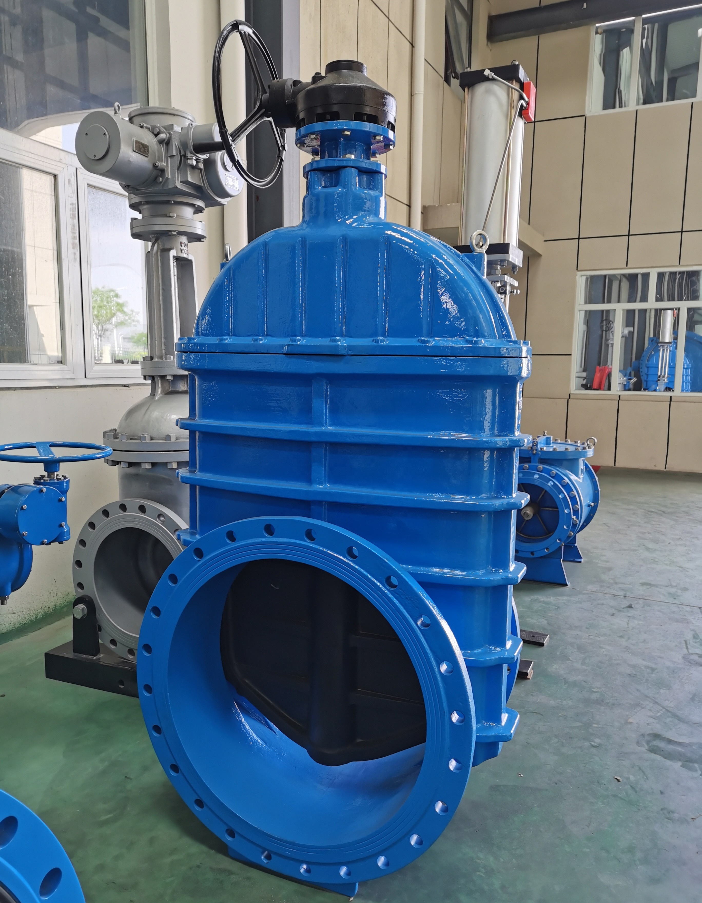 GGG40 DN750 Gate Valve High Quality Valve Stainless Steel PN16 Good Price Water 1 Piece Blue TWS Manual Butterfly Valve General