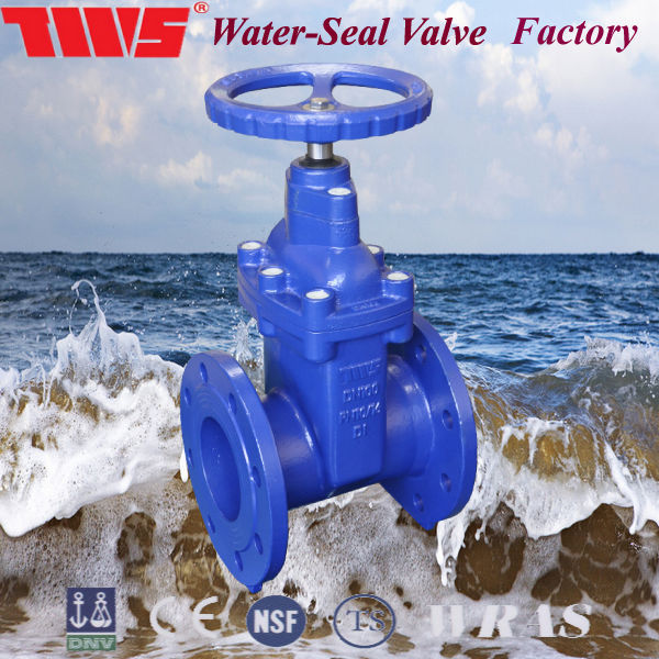 Non-rising Stem DN400 Gate Valve PN16 2018 Water 1 Piece TWS Standard DI Control Water General Manual Knife Type Gate Valve EZ