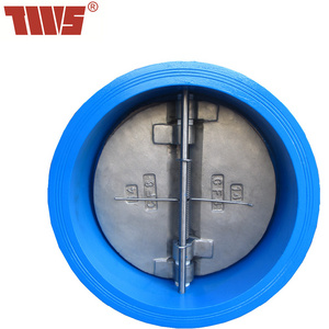 DN200 PN10/16 cast iron dual plate cf8 wafer check valve