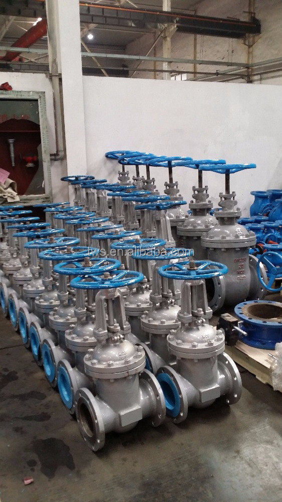 PN25 Carbon Steel Pipe Fitting Flanged Gate Valve