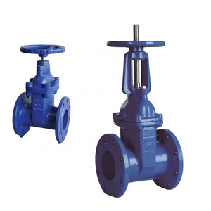 Non-rising Stem DN400 Gate Valve PN16 2018 Water 1 Piece TWS Standard DI Control Water General Manual Knife Type Gate Valve EZ