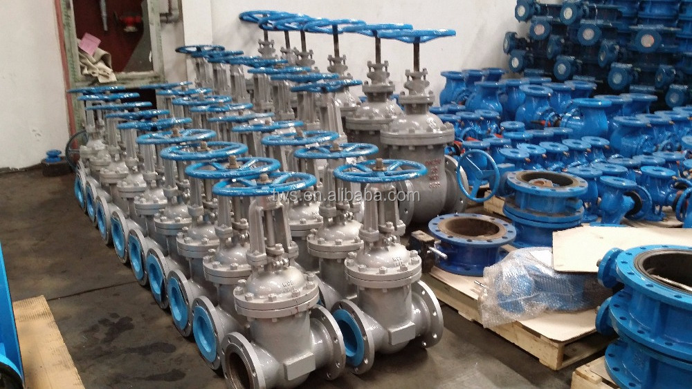 PN25 Carbon Steel Pipe Fitting Flanged Gate Valve