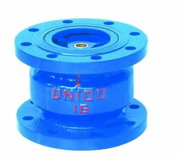 Silent flanged check valve