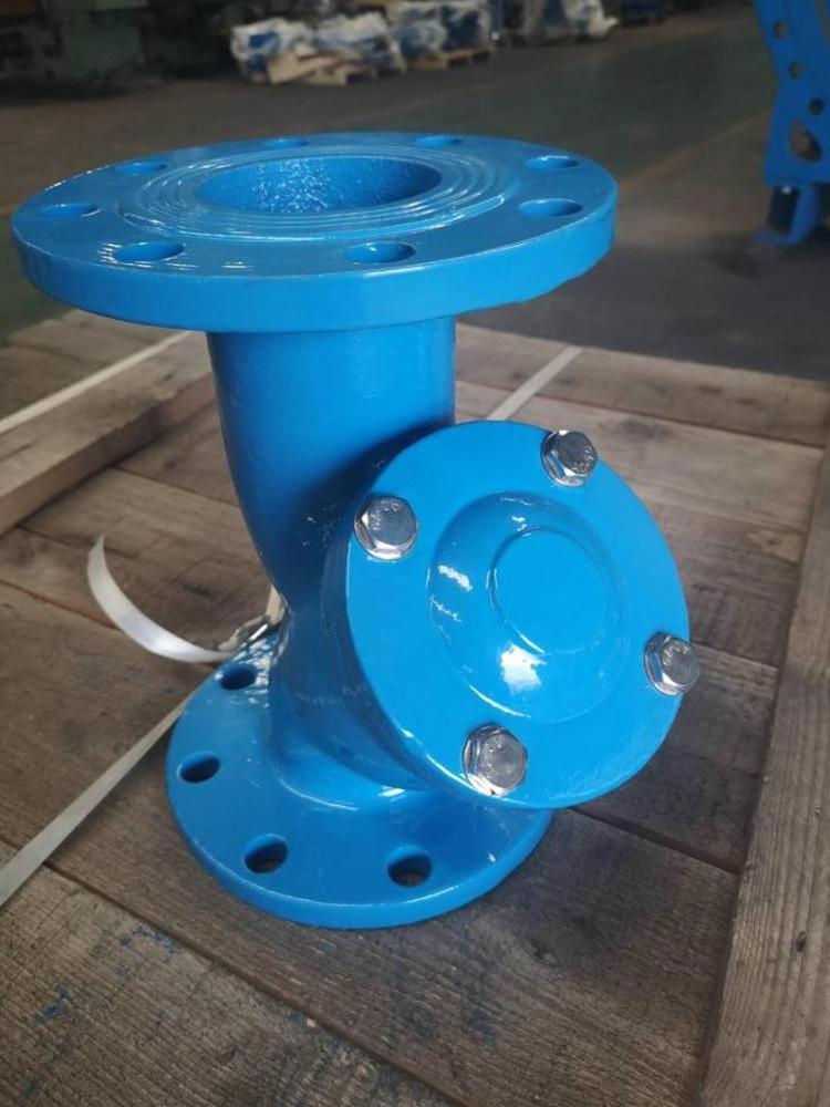 DN40-DN500 cast iron flanged Y-strainer with stainless steel  filter valves