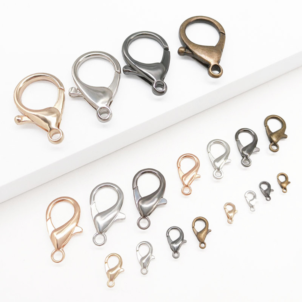 Wholesale Metal Lobster Clasp Jewelry Making DIY Necklace Bracelet Connector Keychain Accessories