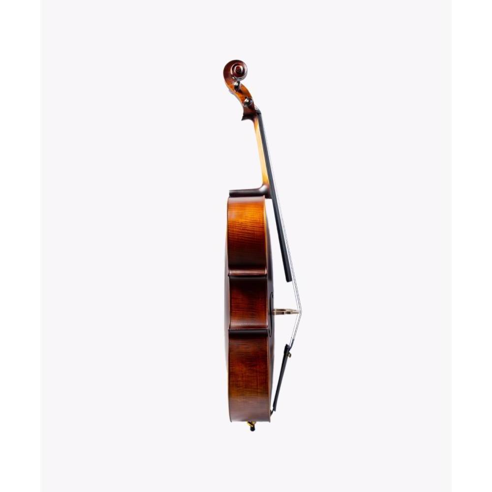 Solid wood matte flat pop professional handmade flame cello