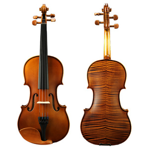 spruce student violin flame maple pattern handmade violino beginner violin 44 wholesale