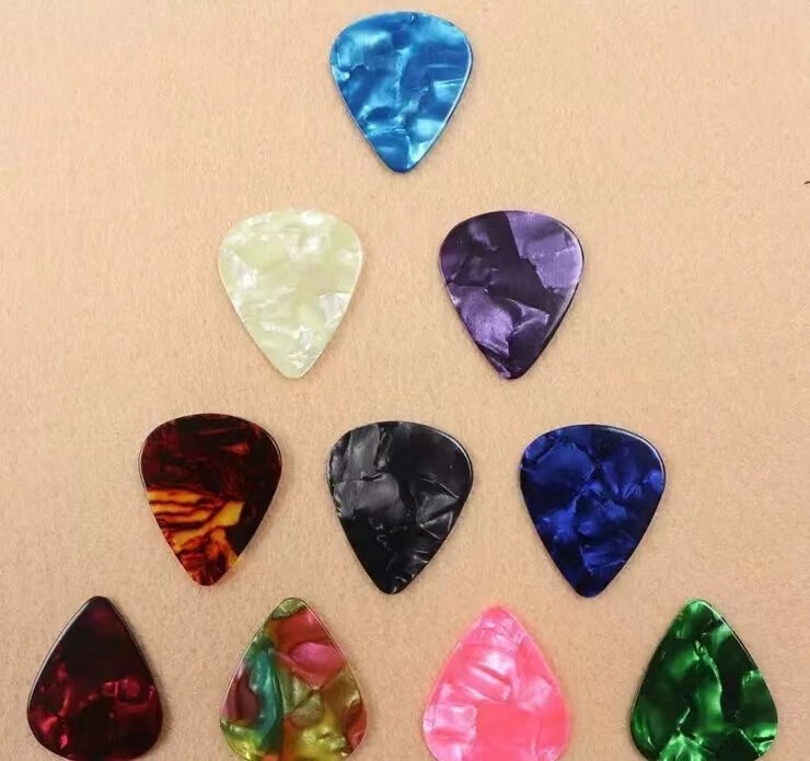 wholesale standard classic plastic Celluloid guitar pick custom guitar pick