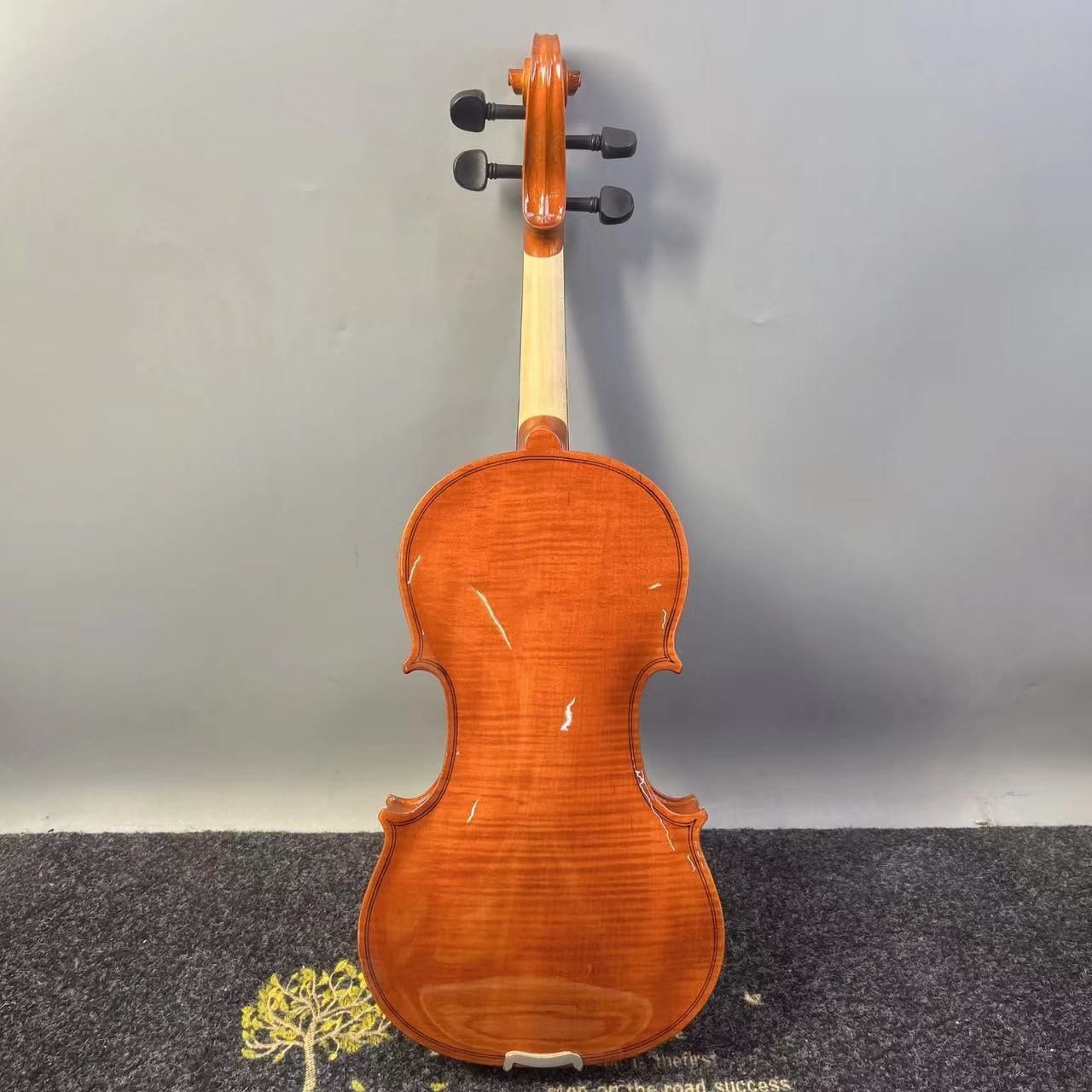 cheap price Factory gloss matte flame maple face spruce german violin 4/4 wholesale