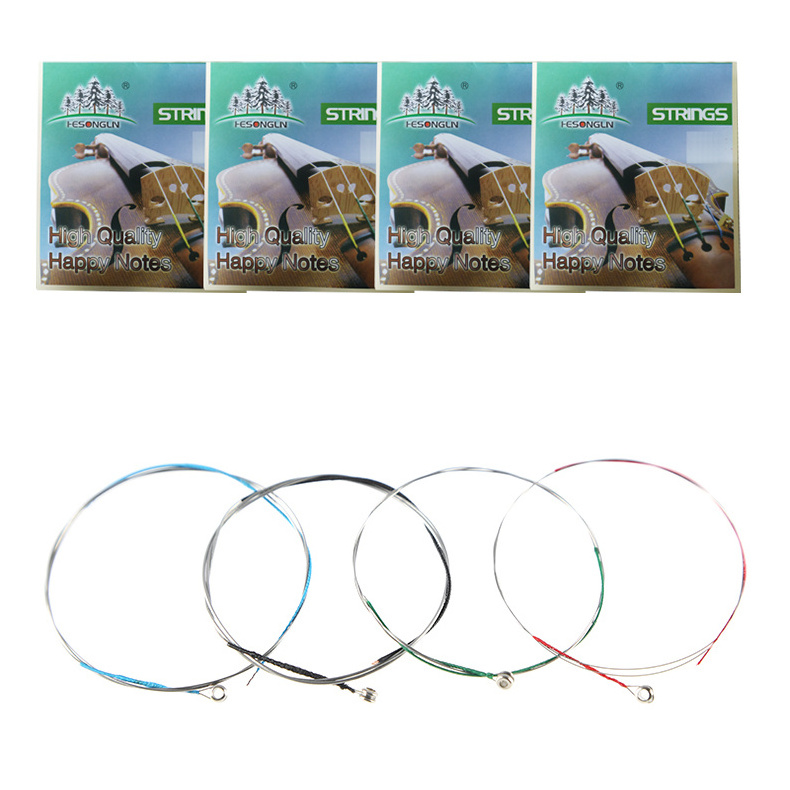 in stock wholesale cheap factory price full size alloy violin spare string 4/4 3/4 1/2 1/4 1/8