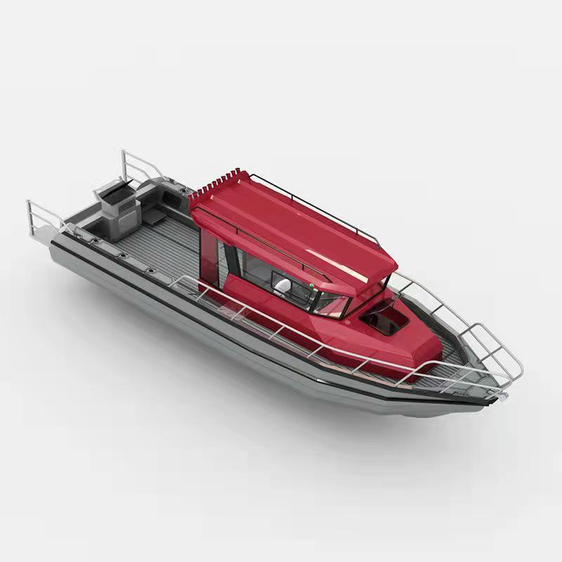 New Design High Quality Cheap Boat Deep V Easy craft 9m aluminum ultra Cabin Cruiser fishing boat aluminium Pontoon Boats