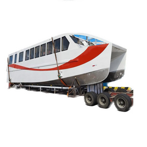 50ft 15m aluminium twin hull power catamaran water taxi speed tourist ferry passenger boat for sale