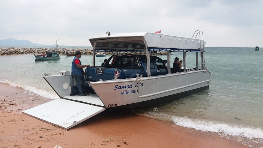 9m/30ft Aluminum landing craft with hard top working barge cargo and passenger transport yacht speed boats for sale