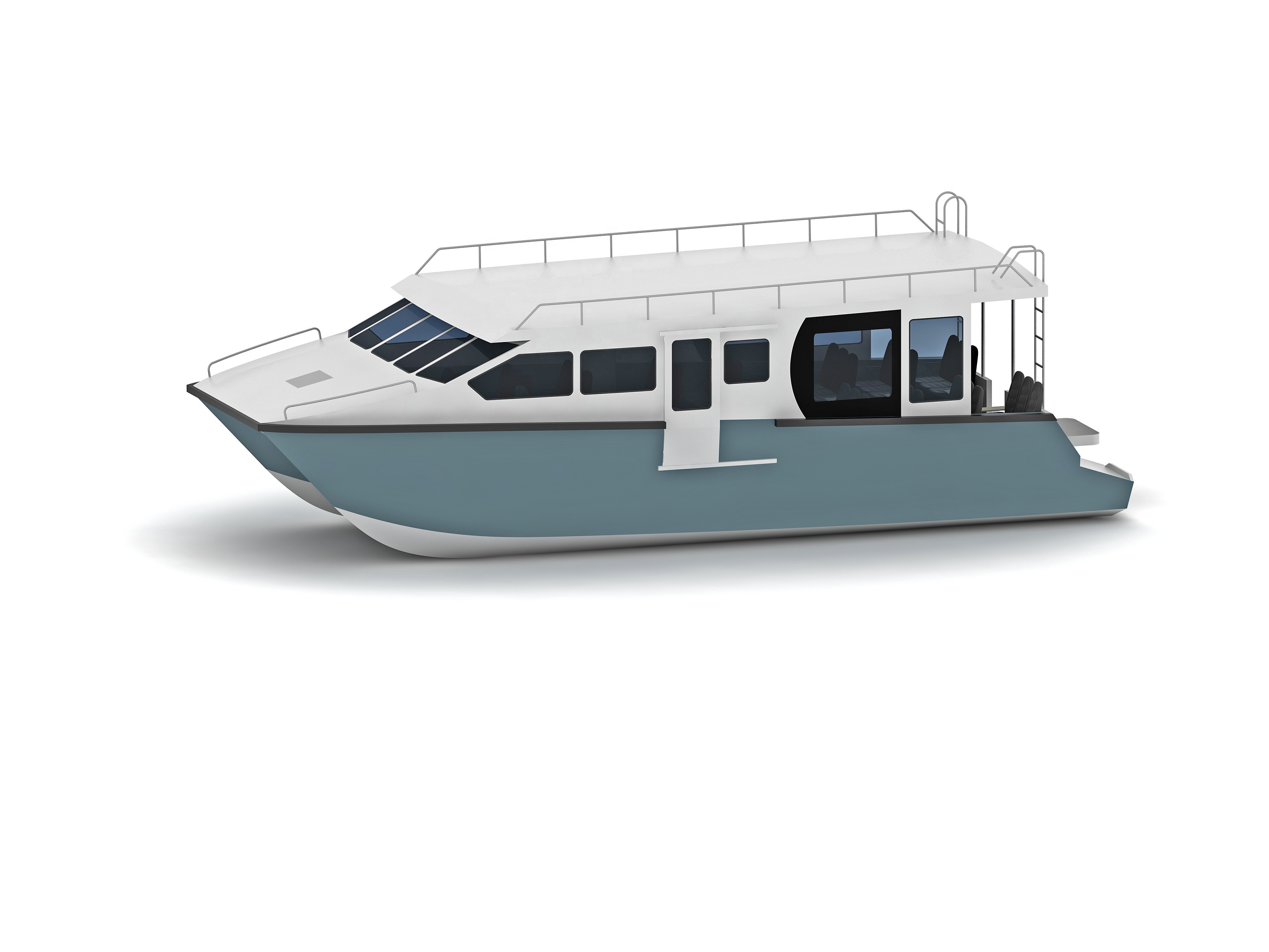 13m  50 seats Aluminum catamaran passenger  boat ferry boat for sale