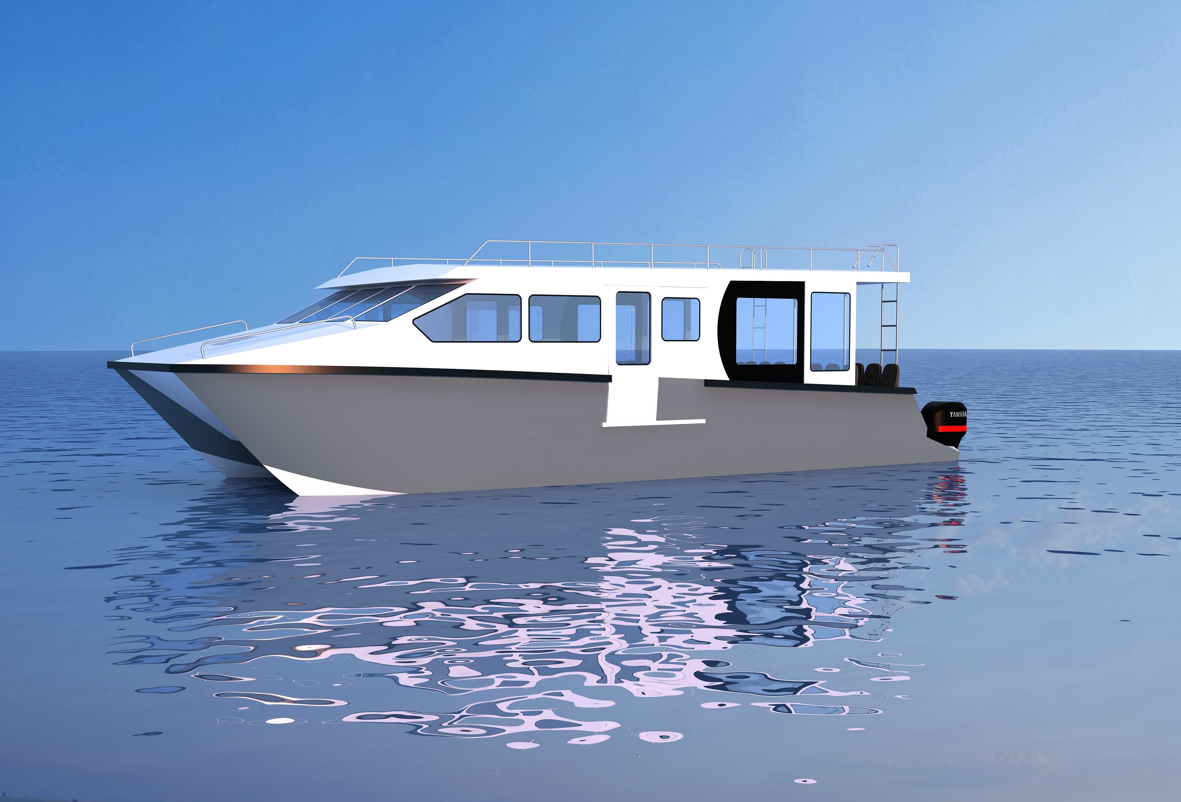 13m  50 seats Aluminum catamaran passenger  boat ferry boat for sale