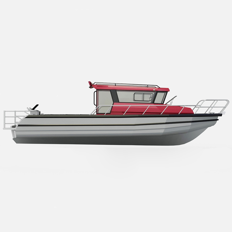 CE certificated Easy craft 9m 29ft aluminum ultra Cabin Cruiser ocean fishing boat aluminium Pontoon Boats with walkaround