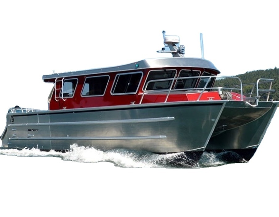 10.5m  34ft Aluminum catamaran  fishing  boat work boat  for sale