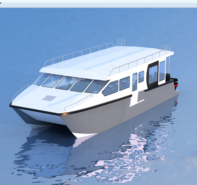 13m  50 seats Aluminum catamaran passenger  boat ferry boat for sale