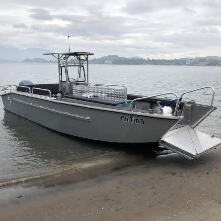 7.9m 26ft  aluminum passenger boat fishing landing craft for sale