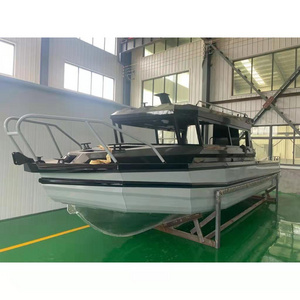 CE certificated Easy craft 9m aluminum ultra Cabin Cruiser ocean fishing boat aluminium Pontoon Boats