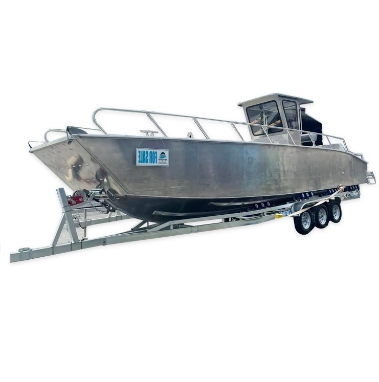 9m 29ft professional aluminum landing craft center console fishing boat work barge