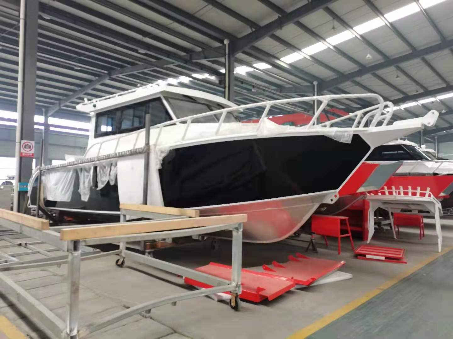 Aluminum Boat 30ft luxury lifestyle yacht Welded Aluminum Fishing Boat with cabin for Sale FIJI