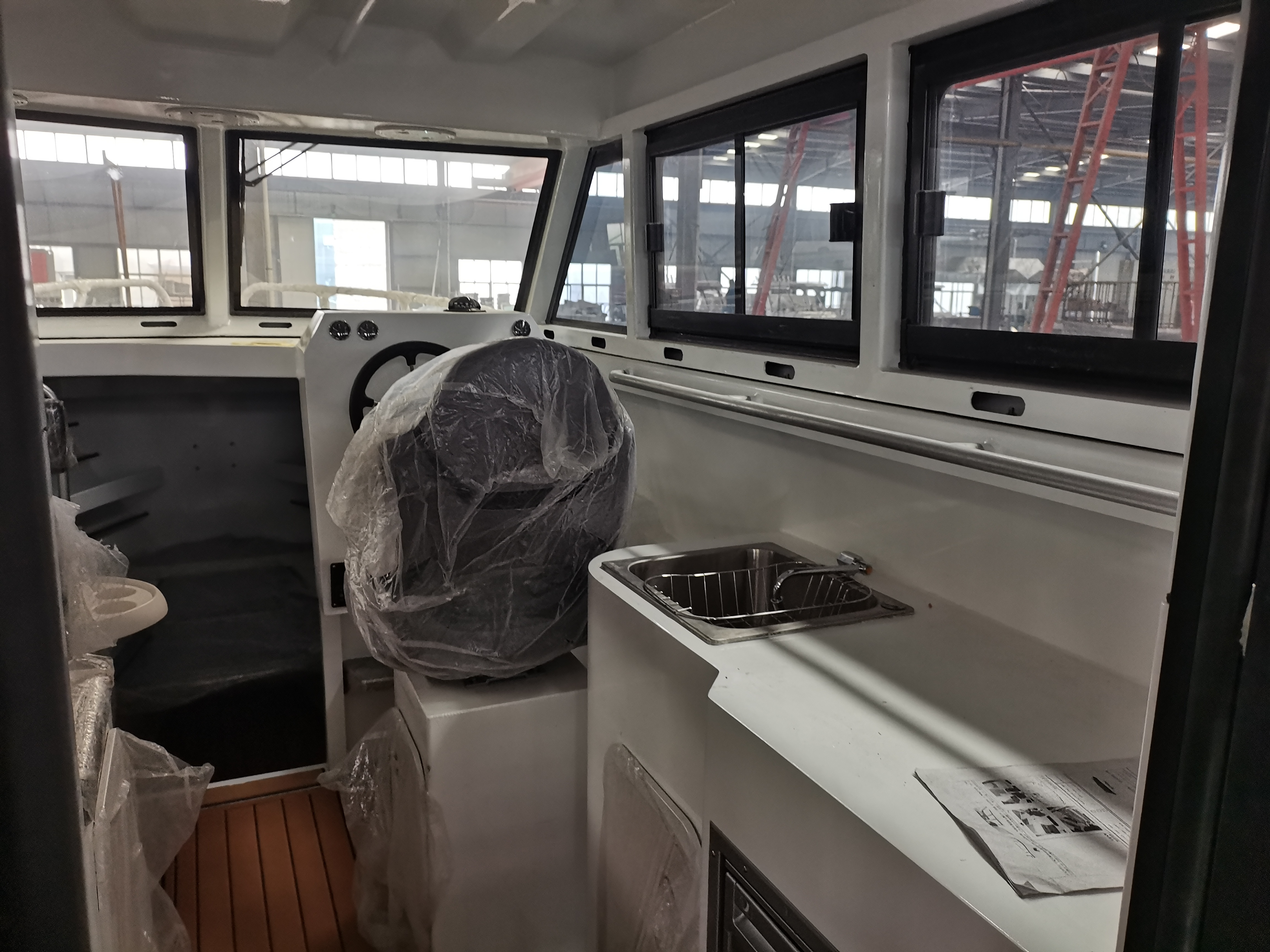 Aluminum Boat 30ft luxury lifestyle yacht Welded Aluminum Fishing Boat with cabin for Sale FIJI