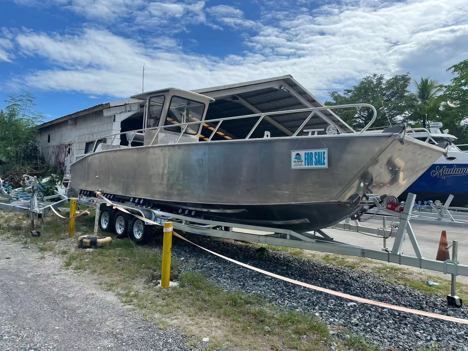 2022 new design Aluminum Landing craft barge 9mx2.5m