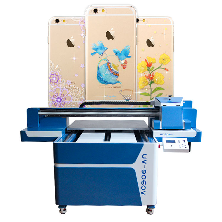 Manufacture Phone Case Pen Golf Lighter UV Flatbed Printer 6090 Led Flatbed Printer With Rotary