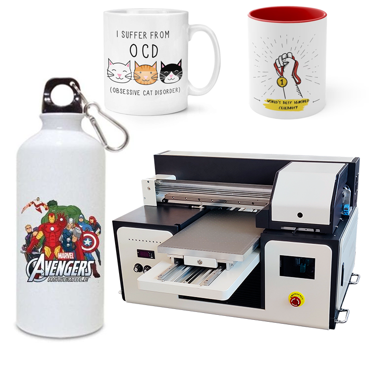 A2 Printer For Sublimation Rotary Label UV Printers Head Epson Printing Machines To Print Photos Laser Bottels