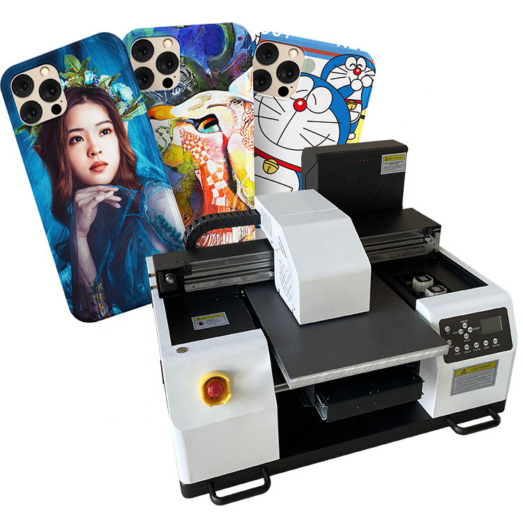 Inkjet print Mini Machine 6040 3050 Ceramic Glass Plastic Mug Bottle Barcode Metal uv flatbed Printer