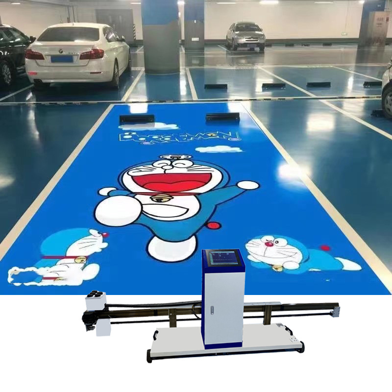 2021 Hottest  High Resolution UV Direct to  Floor  Ground inkjet Printing Machine Car Parking Space Printer