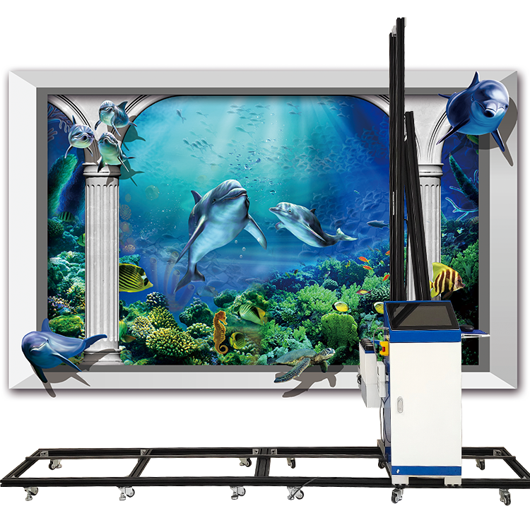 Mural Outdoor Interior 3D l130 Wall Printer Machine Wall Inkjet Printer 3D vertical Wall Printing Machine