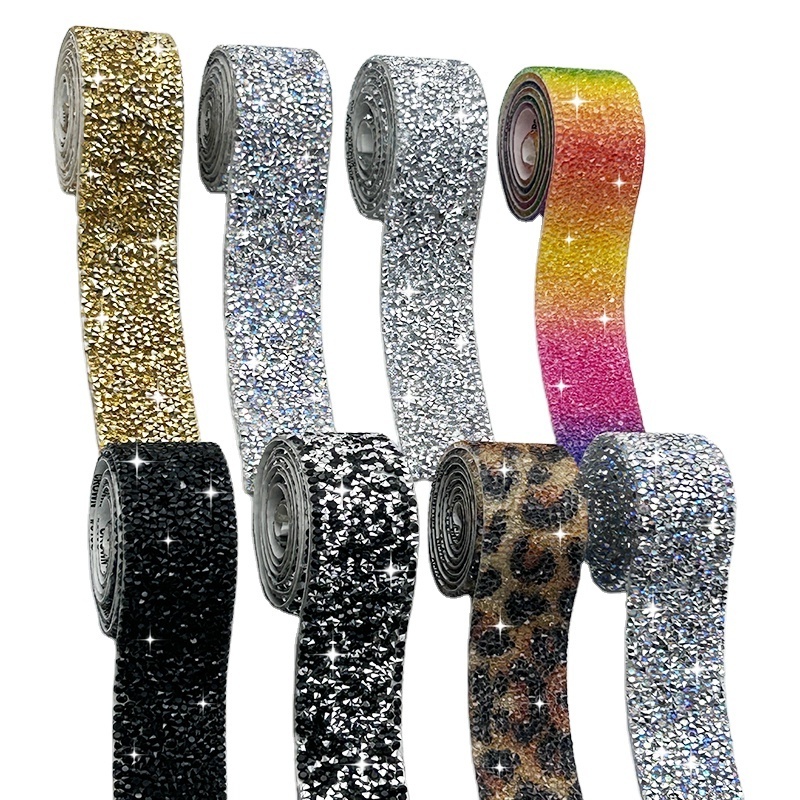 Wholesale resin sharp bottom rhinestones color banding resin rhinestones trim clothes crafts