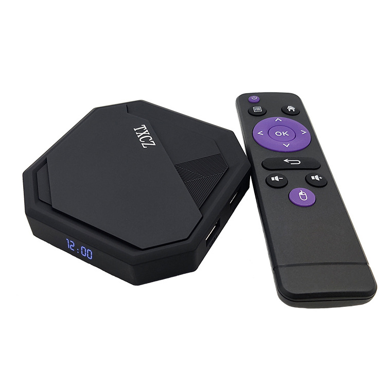 2024 factory price Rockchip RK3318 WiFi2.4g/5g support 4k hd A1 smart android tv box 4GB RAM 32GB ROM support smart subscription