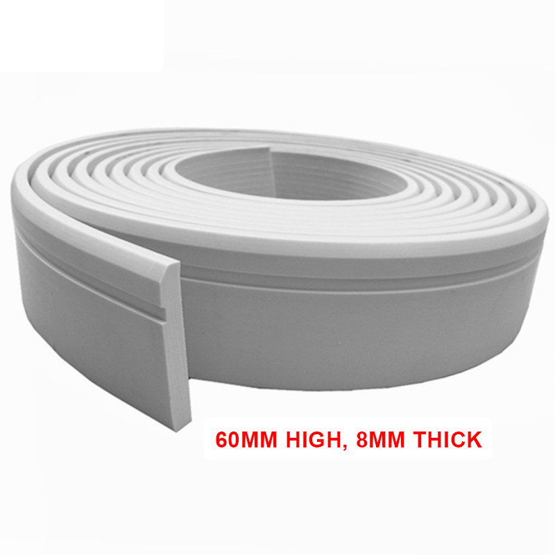 Best Selling Rubber Vinyl PVC Plastic Baseboard Flexible Molding PVC Skirting