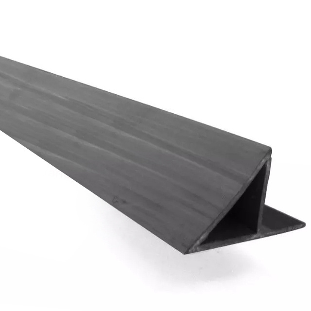 Profile Extrusion Plastic Black Concrete Chamfer Corners Edge Of The Formwork