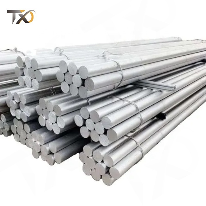 China 6061-T6 6063 6082 Aluminum Rod Bar Wholesale large diameter Billet Alloy Rod aluminum bars