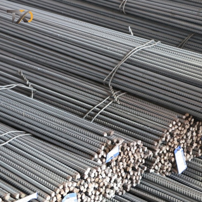 High Quality HRB400 Rebar 6mm 8mm 10mm 12mm 16mm 20mm Carbon Steel Threaded Bar Iron Rods For Construction