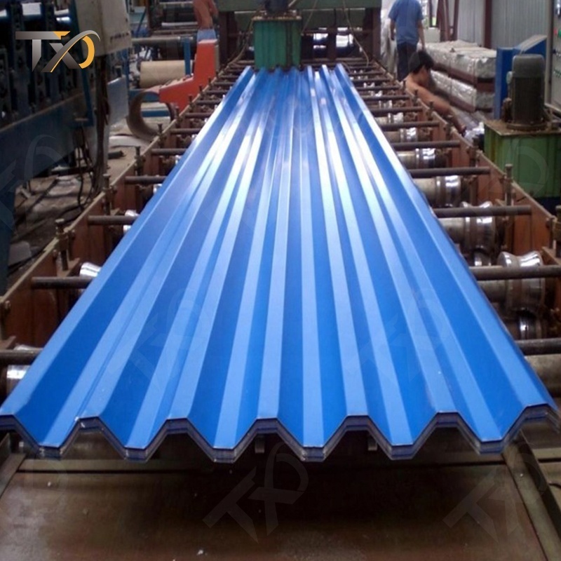 coated metal roofing sheets building materials industrial sheet metal foshan steel factory